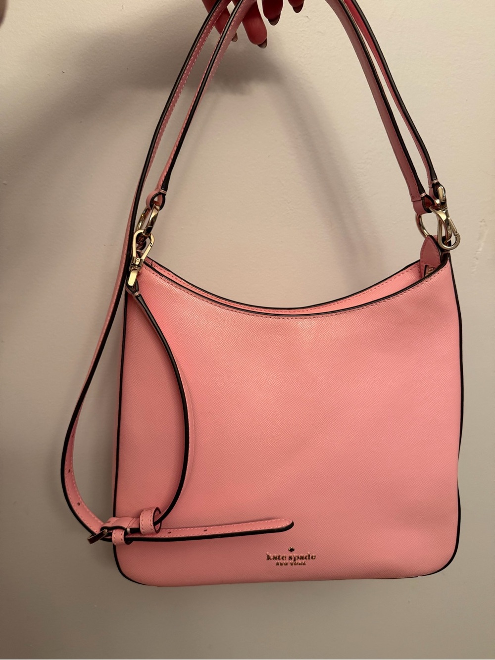 Kate Spade Perry Pink Swing Pack Leather Crossbody Bag